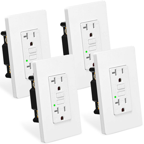 4pk gfci gfi outlet - 4pk, 20amp